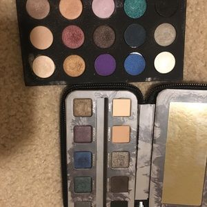 Makeup forever and urban decay eyeshadow palettes